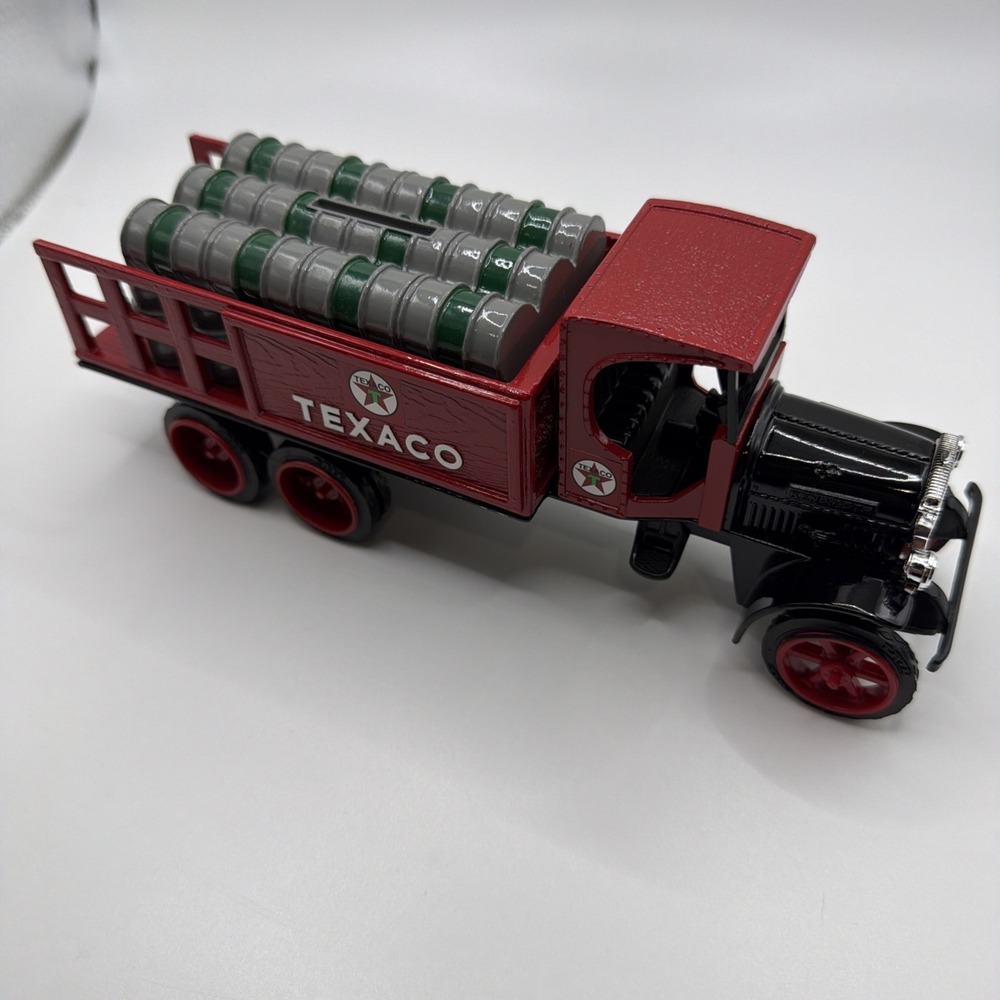 ERTL Texaco Coin Bank 1925 Kenworth Stake Truck‎ 9385 New In Box